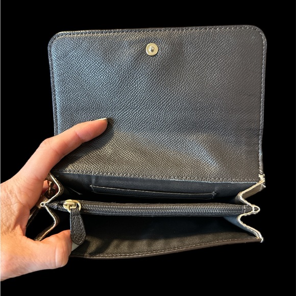 Metallic Gold COACH Wristlet - Picture 5 of 6